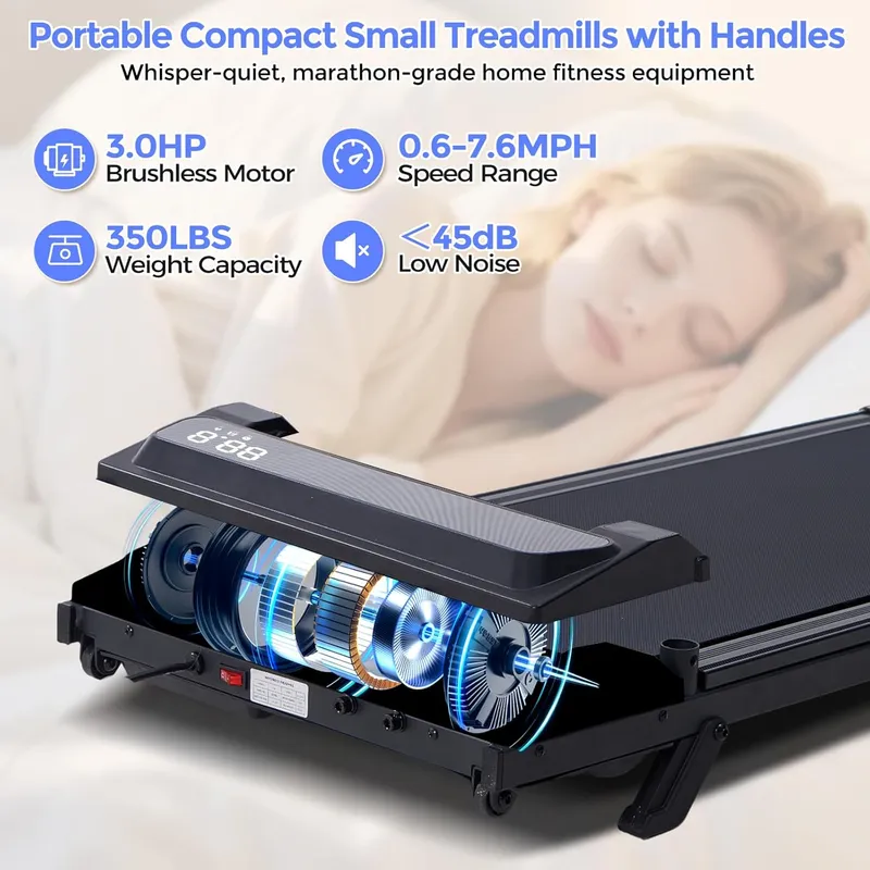 Kassadin Treadmill with Handle Bar